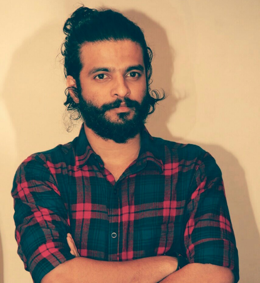 Neeraj Madhav during success party of the movie Adi Kapyare Koottamani